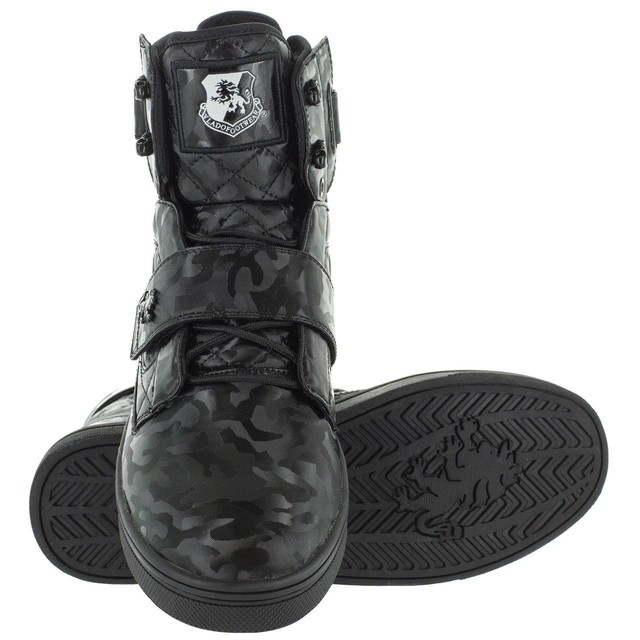 black high top shoes