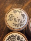 Wooden Cork Wine Stoppers Ceramic Labeled Inserts Custom Stands Golfer — photo 10