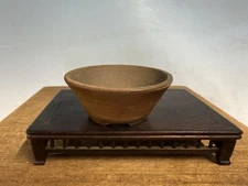 Japanese Unknown Maker Shohin Sized Bonsai Tree Pot 3 3/16 By 1 3/8” Unique Colo