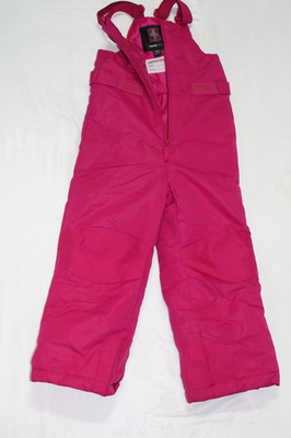 Swiss Tech Bibs Youth Girls Snow Ski Winter Pink XS 4-5 used