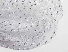 White 4mm Solid Mesh Tube, 50 Yards, Deco Flex, Wreaths, Cyberlox, CRIN, Craft