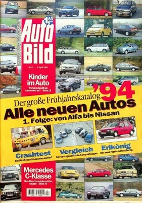 1) Auto Bild 13/1994 - Daihatsu Charade 1.3 TXL mi - Honda Civic 1.3 College mit