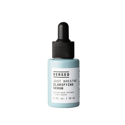 VERSED Just Breathe Clarifying Serum Willow Bark Extract Zinc Blend 1oz (NO BOX)