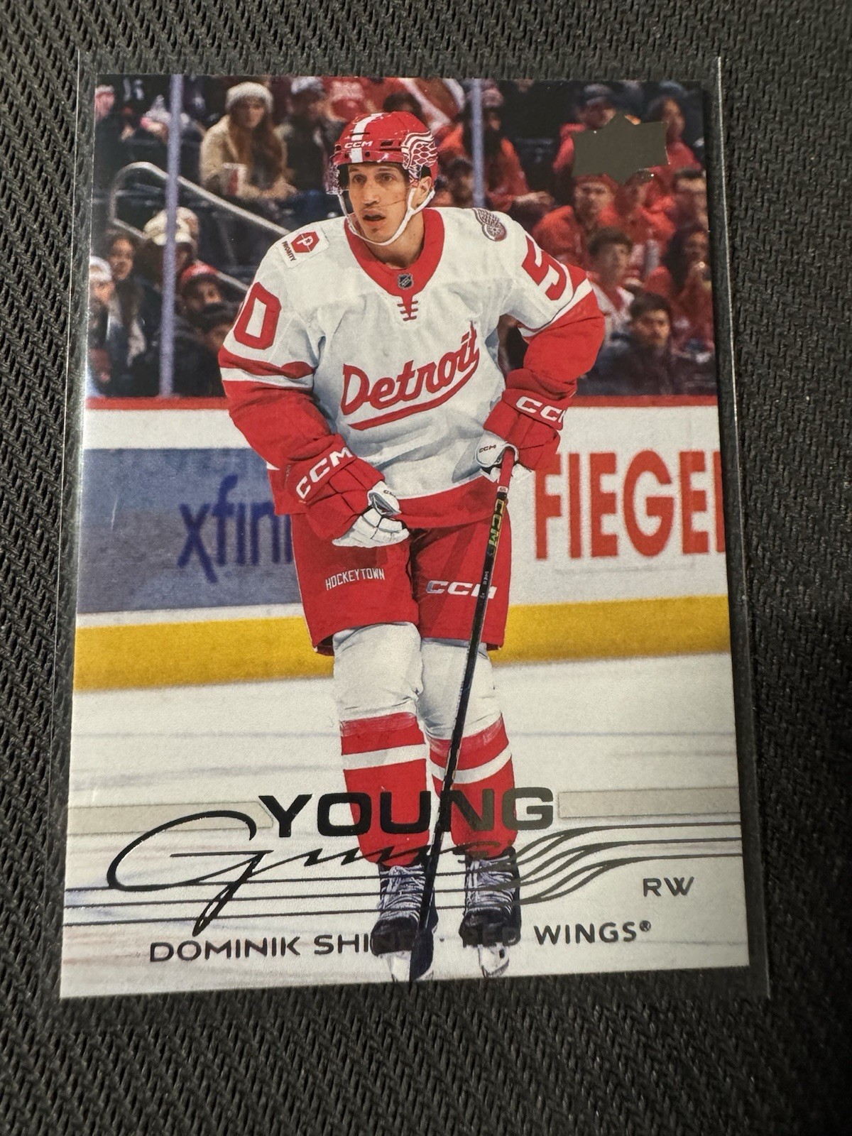 2025-26 Upper Deck Clear Cut Parallel #234 Dominik Shine Young Guns