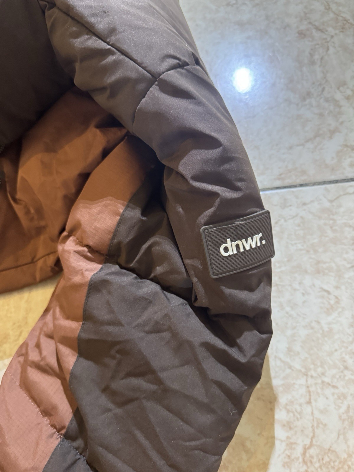 Zara Small Water-Repellent Colorblock Puffer Jacket - Pre-owned image 10
