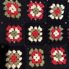 Handmade Traditional Granny Square Blanket Afghan Bedspread 48”X 96” Sunburst — photo 6
