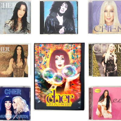 Cher 8 CD DVD Lot Best Hits Collection Proof Dancing Queen Believe Power Love