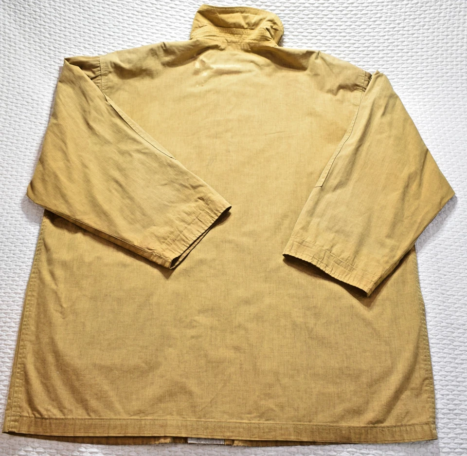 Abrigo de Colección Faconnable Tareas Chaqueta de Campo Algodón Francés Lona Golpeado Hombres L Foto 3 de 4