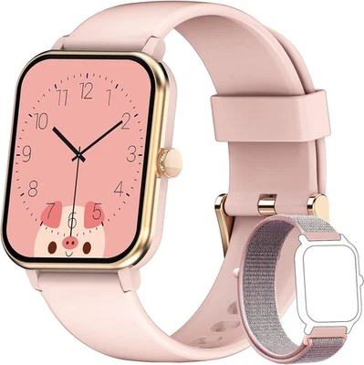 BLACKVIEW Bluetooth Smartwatch Sport Fitness Tracker Schrittzähler Armbanduhr Herren Damen