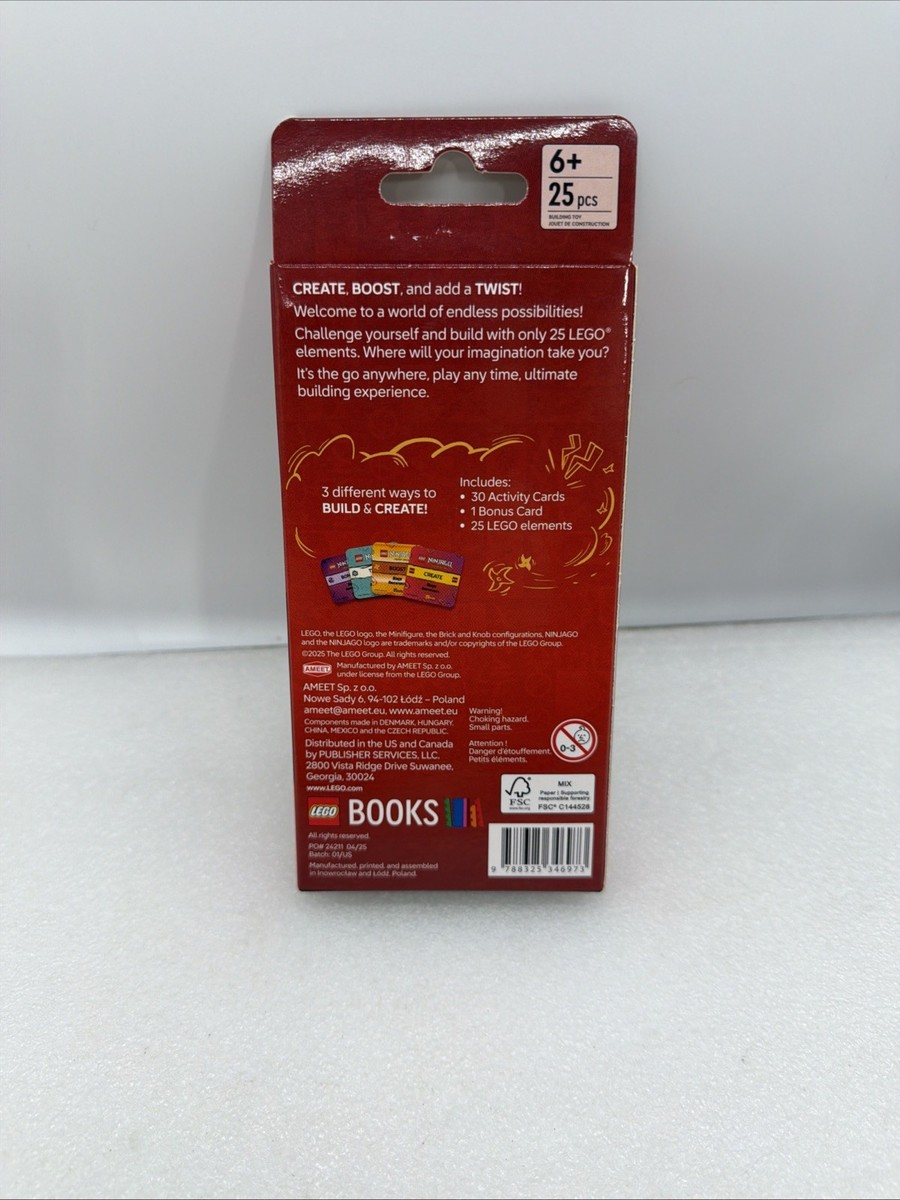 Lego Ninjago Recreate Activity Cards Dragon's Rising 30+ Cards 25