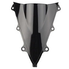 Black Motor Double Bubble Windshield Windscreen For Honda CBR 300R 2014-2020 US