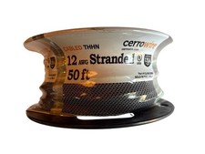 Cerrowire 12awg Cabled (BLK/WHT/GRN) 50ft Stranded Wire