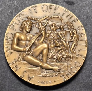 “David and Goliath” The Society of Medalists 64th Issue Bronze Medal