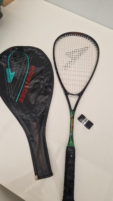 Pointfore Hawk SSP Squashschläger Hi Modulus Graphit mit Cover + Wilson Grip