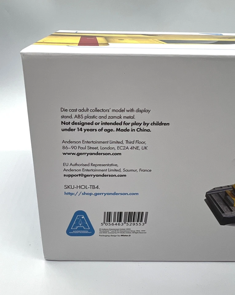 Thunderbird 4 Die Cast Limited Edition Only 2000 Worldwide Gerry Anderson MISB - Image 4 of 4