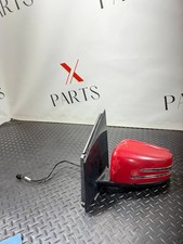 MERCEDES B CLASS W246 2014 WING MIRROR PASSENGER LEFT SIDE  IN RED 589