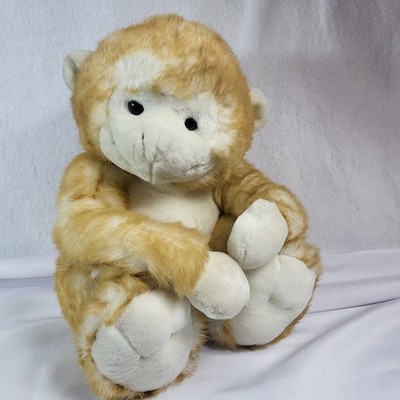 Commonwealth Peek A Boo Monkey Magnet Hands Ape Gorilla Golden Tan Stuffed Plush