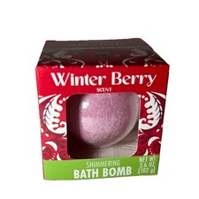 Spa Luxury NEW Winter Berry Scented Shimmering Bath Bomb