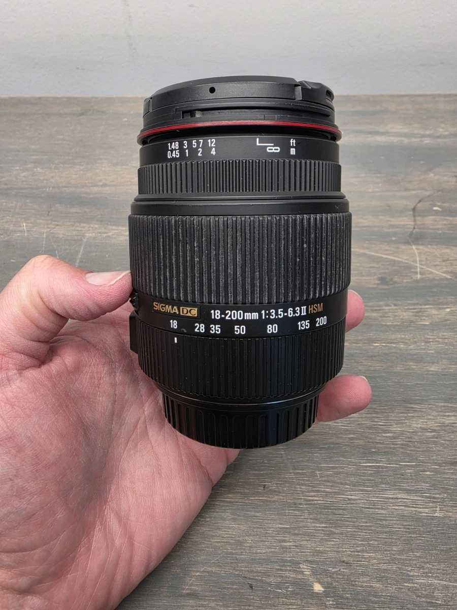 Sigma DC Camera Lenses 18-200mm Focal for sale | eBay