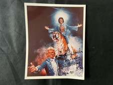'Siegfried and Roy' autographed photograph from Las Vegas in 1981 in VGC.
