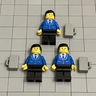 LEGO-Vintage 6396-International Jetport minifigures Lot Of 3 H2 22