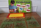 Vintage 1969 MATTEL'S PICTUREMAKER HOT WHEELS Car Designer Set #4150 w/ Box
