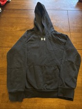 Under Armour Pullover Hoodie-Black - Youth Medium