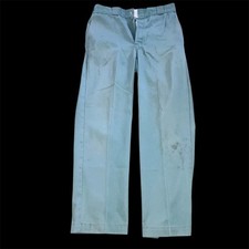 Vintage Dickies Work Pants 32 Green Khaki Worn