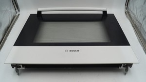 Bosch Backofentür Weiß Glas Tür Ofentür runder Griff HEN201W2 Type HIFFCB