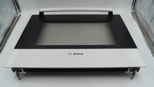 Bosch Backofentür Weiß Glas Tür Ofentür runder Griff HEN201W2 Type HIFFCB