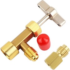 AC R134A Can Tap with Adapter,R134A Refrigerant Can Tap with SAE 1/4"  Acme 1/2