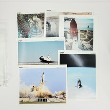 Official NASA Space Program photo prints Lot of 6 color 8x10 Shuttle