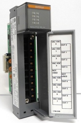 Allen Bradley 1746-OX8 Ser A, 8 Point, Isolated Relay Output, No Terminals, READ