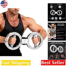 Spinning Burn Rotator Machine: 12lb, 360  Rotating Grips, Sturdy Steel, Home Gym