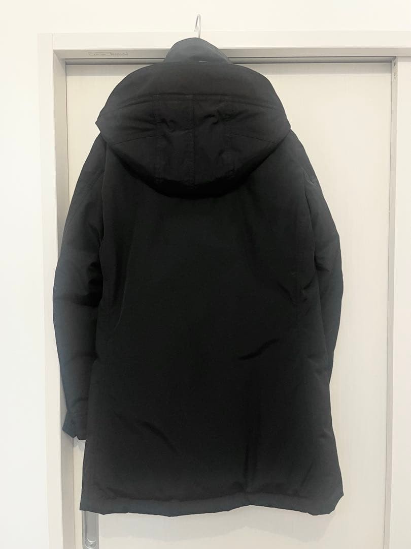 Burberry Black Label Mods Down Coat Black M 3-Way Removable Fur Used thumbnail 4