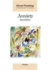 Anxiety (Clinical Psychology: A Modular Cour... by Rachman, Stanley J. Paperback