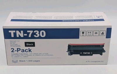 Molimer TN-730 Toner 2 Pack / Black 1,500 Pages