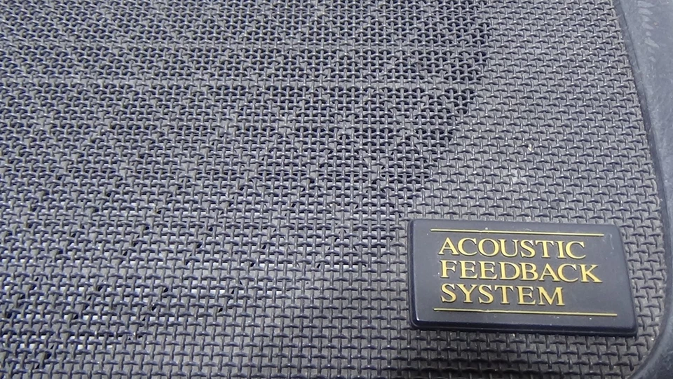 Cubierta de altavoz trasero Honda Prelude 1997-2001 negra Foto 3 de 4