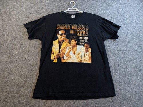 Charlie Wilson In It To Win It Tour 2017 T-Shirt Men XL Black