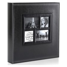 Extra Large Photo Album 500 Pockets Holds 4x6 Pictures Black