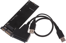 Adapter 2.5 SATA 6Gb/s 3.0 for 2012 SSD Slot A1466 A1465 A1398 A1425 Black