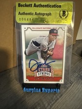 Justin Garza Signed 2015 Stars & Stripes IP Auto #55 Certified Auto