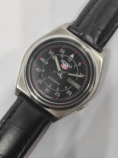 Seiko 5 vintage black dial automatic movement wrist watch excellent condition