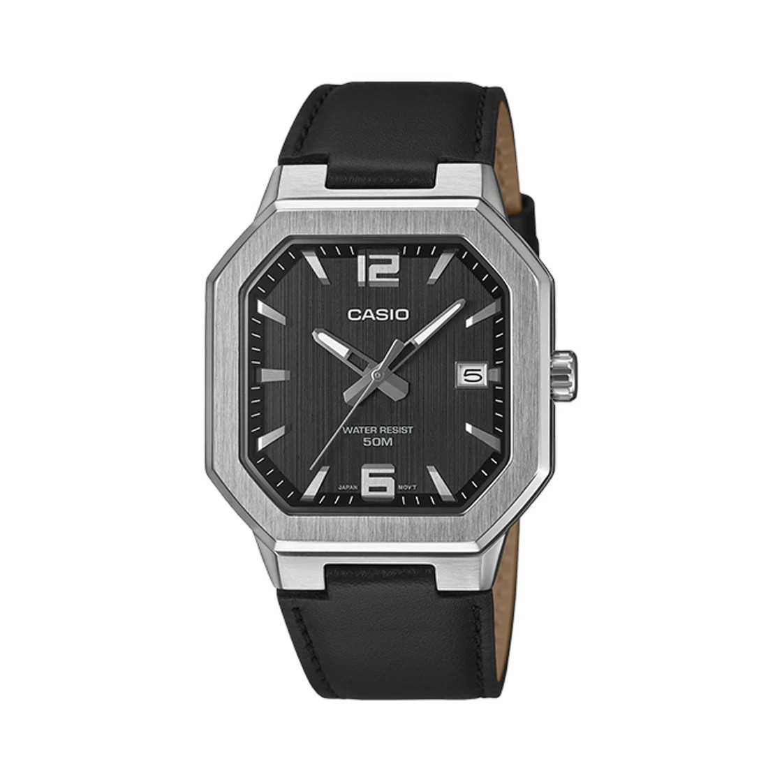 美品 CASIO STANDARD MEN MTP-B195L CASIO MTP‑B195 Series MTP-B195L-1AV Black Dial Analog 38 mm New