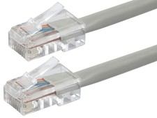 Monoprice Cat6 Ethernet Patch Cable - 1ft - Gray, RJ45, 550Mhz, UTP, 24AWG