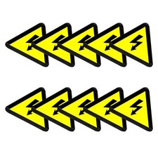 10 PCS Fire Extinguisher Stickers Electrical Panel Labels Fene Wire
