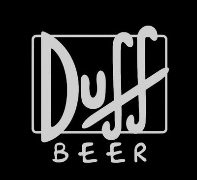Duff Beer Logo Die Cut Vinyl Sticker, Car, Laptop, Tumbler, Bart, Simpsons 3x3!