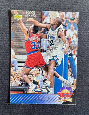 Shaquille O Neal 1992-93 Upper Deck Top Prospects #474 Rookie RC Orlando Magic
