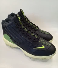 Nike Men's Griffey 2 MCS Baseball Cleats Black Volt Size 13 HF1579-001 New