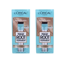 Loreal Magic Root Rescue Permanent Hair Coloring Kit #8 Medium Blonde Lot of 2